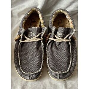 Hey Dude Wally Eden Shoes Laced Mens Size 9 Slip On 112403000
